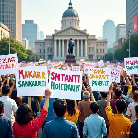 मकर संक्रांति को सार्वजनिक अवकाश घोषित करने की मांग