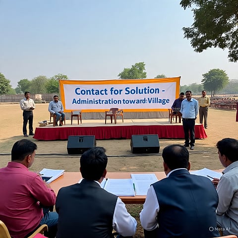 ‘सम्पर्क से समाधान – प्रशासन गांव की ओर’ कार्यक्रम के तहत राधानगर में कैंप कोर्ट आयोजित