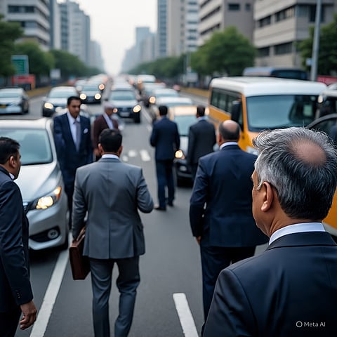 स्वराज द्वीप में भीषण यातायात जाम पर सांसद ने जताई चिंता