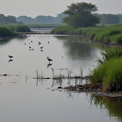 रवींद्र सरोबर में माइग्रेटरी पक्षियों की संख्या में कमी, हैबिटैट पर चिंता