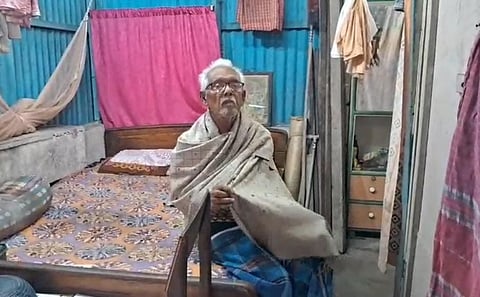 100-year-old Adhir Dey is worried that he might not be able to cast his vote!