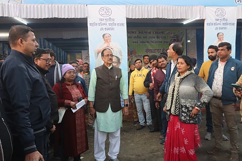 गंगा सागर तीर्थ यात्रियों के सेवा शिविर का हुआ उद्घाटन