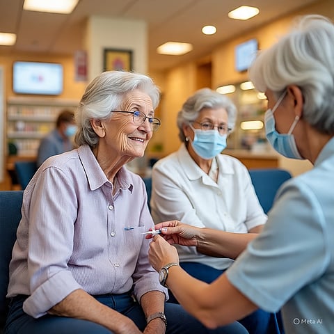 तापमान गिरते ही बुज़ुर्गों में वैक्सीनेशन की बढ़ी मांग