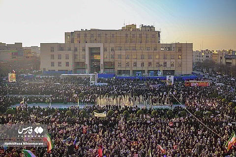 तेहरान में रविवार सुबह भी प्रदर्शन हुए