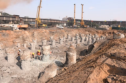 कोक ओवन बैटरी परियोजना के सिविल निर्माण कार्य में प्रगति तेज