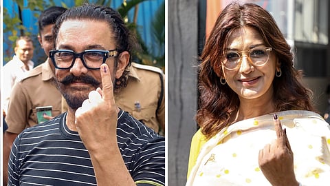 BMC चुनाव: फिल्म हस्तियों ने डाले वोट