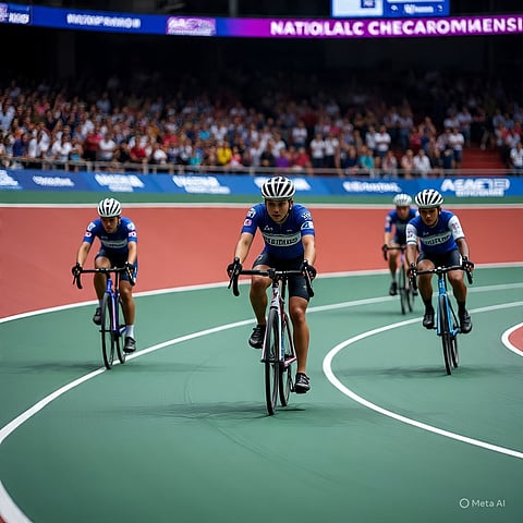 राष्ट्रीय स्कूल ट्रैक साइक्लिंग चैंपियनशिप में द्वीप टीम का ऐतिहासिक प्रदर्शन