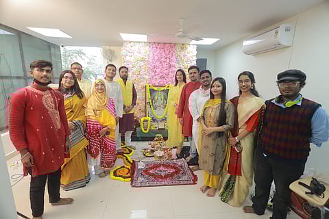 लॉ प्रेप ट्यूटोरियल कोलकाता की पहली सरस्वती पूजा