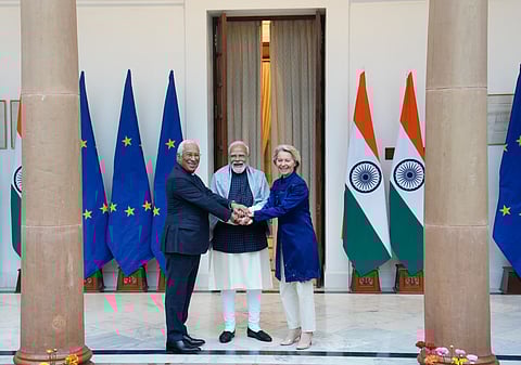 शिखर सम्मेलन के लिए पीएम मोदी ने की उर्सुला और लेयेन की मेजबानी