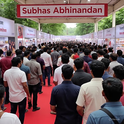 प्रदर्शनी मैदान में ‘सुभाष अभिनंदन’ प्रदर्शनी में उमड़ी भारी भीड़