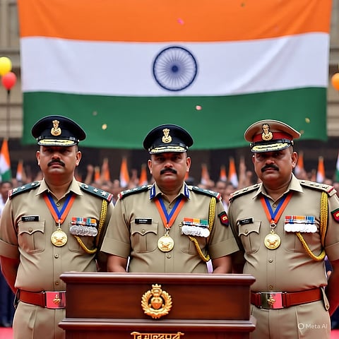 गणतंत्र दिवस पर 4 अधिकारियों को विशिष्ट सेवा पदक से किया गया सम्मानित