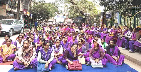 आशा कर्मियों के आंदोलन के समर्थन में नागरिक सम्मेलन