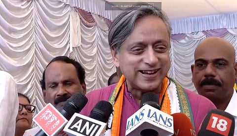 थरूर ने राहुल की प्रशंसा की, और कहा- मेरा रुख भाजपा के पक्ष में नहीं, भारत के पक्ष में