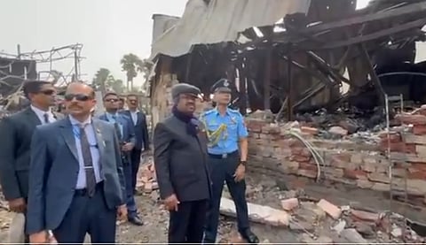 अग्निकांड स्थल का राज्यपाल ने किया दौरा, सरकार को लेकर क्या कहा