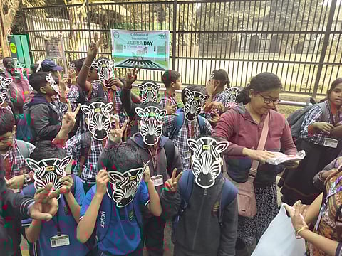 अलीपुर चिड़ियाघर में मनाया गया अंतर्राष्ट्रीय जेबरा दिवस, 530 छात्रों ने लिया हिस्सा