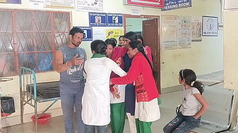 घायल परीक्षार्थी