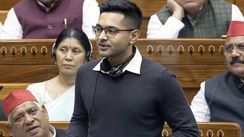 तृणमूल कांग्रेस के राष्ट्रीय महासचिव अभिषेक बनर्जी