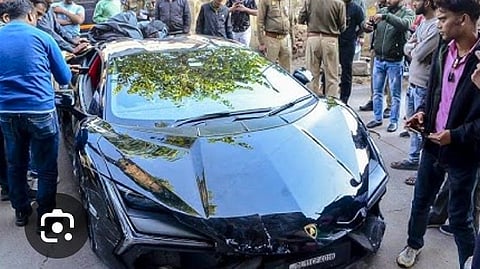 लैंबॉर्गिनी हादसा: वकील ने शिवम के गाड़ी न चलाने का किया दावा, पुलिस ने इसे नकारा