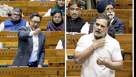 अकसर राहुल झूठ बोलते हैं और सदन से बाहर चले जाते हैंः रीजीजू