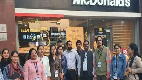 जयपुर में McDonald's रेस्तरां पर कार्रवाई