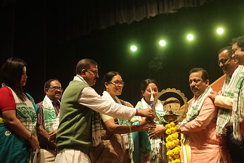 लोकसंस्कृति दिवस के उद्घाटन के दौरान ली गई तस्वीर