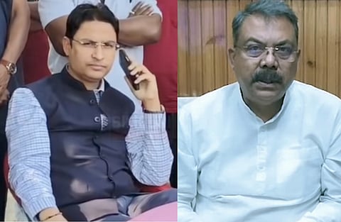 सांसद ने पुलिस वाले को डांटा तो बिफरे डिप्टी मेयर