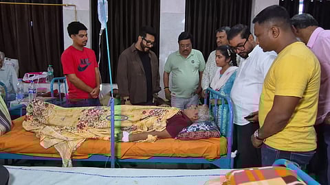 Unable to bear the pressure of Sir's work, the BLO jumped into the Ganga.