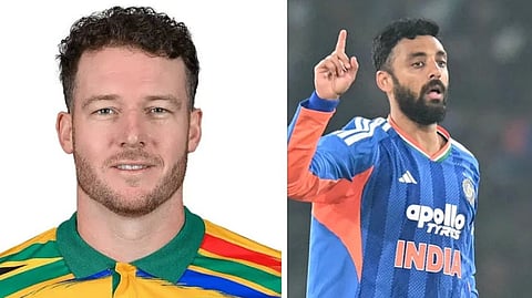 डेविड मिलर और वरुण चक्रवर्ती ( फाइल फोटो )