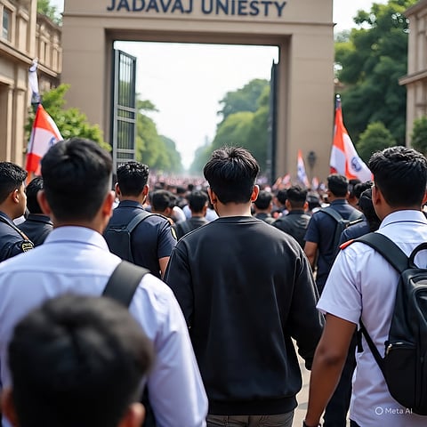 जादवपुर विश्वविद्यालय मुख्य छात्रावास में पूर्व छात्र की एंट्री पर विवाद