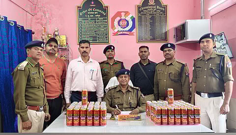 आरपीएफ ने किया 93 बीयर बोतल जब्त