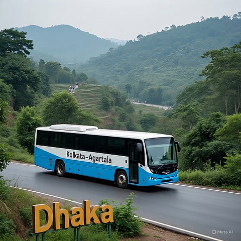 कोलकाता-अगर्तला बस सेवा ढाका के रास्ते फिर शुरू, पर्यटन को उम्मीद