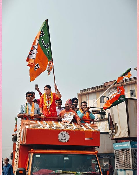 परिवर्तन यात्रा निकाल भाजपा कर रही है शक्ति प्रदर्शन