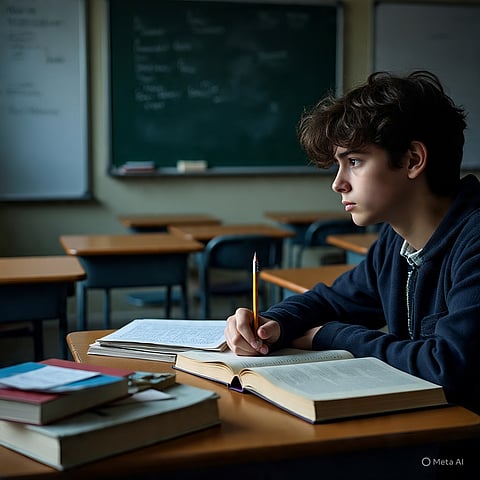 टीचर के नहीं होने से पठन-पाठन पर असर