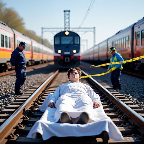 Man dies after being hit by train