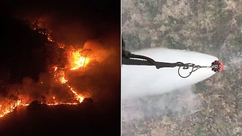 अरुणाचल में जंगल की आग पर काबू: IAF हेलिकॉप्टर ने गिराए 66 हजार लीटर पानी