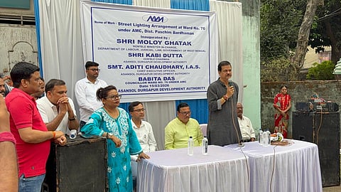 23 स्ट्रीट लाइटों का किया गया उद्घाटन