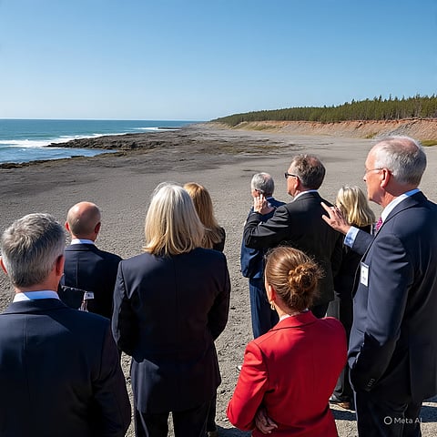 प्रशिक्षण कार्यक्रम के दौरान भावी टूर गाइडों को बैरन द्वीप का शैक्षिक भ्रमण कराया गया