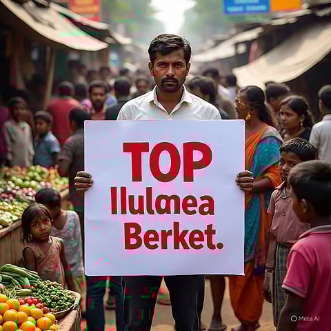 जंगलीघाट रविवार बाजार में अवैध भीख मांगने पर रोक लगाने की मांग