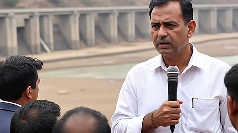 धनिखाड़ी बांध का जलस्तर घटने पर प्रशासन ने जल संरक्षण की अपील की