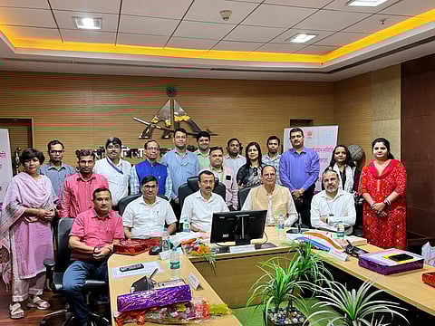 भारतीय विमानपत्तन प्राधिकरण के क्षेत्रीय मुख्यालय - पूर्वी क्षेत्र, कोलकाता द्वारा नगर राजभाषा कार्यान्वयन समिति उपक्रम -2, कोलकाता के कार्यकारी दल के सदस्यों की बैठक