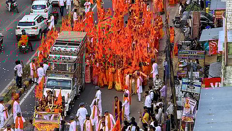 जयपुर में रामनवमी पर भव्य शोभायात्रा