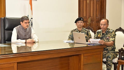 सीमा से चुनाव तक सुरक्षा का खाका तैयार, लोकभवन में हाई लेवल बैठक