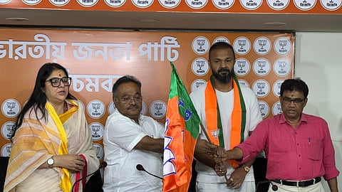 फुटबॉलर अरिंदम भट्टाचार्य ने भाजपा की सदस्यता ग्रहण की