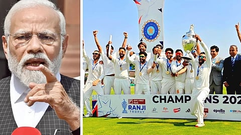 पीएम नरेंद्र मोदी ने जम्मू-कश्मीर रणजी टीम की जमकर प्रशंसा की ( फाइल फोटो )।