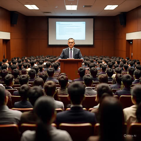 मायाबंदर कॉलेज में उपायुक्त का प्रेरक व्याख्यान, विद्यार्थियों को मार्गदर्शन