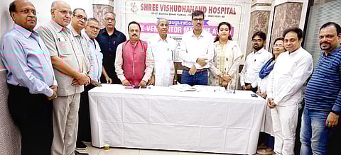 श्री विशुद्धानन्द हॉस्पिटल में इमामी फाउंडेशन का वेंटिलेटर मानव सेवा को समर्पित