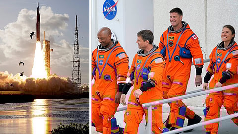 चार अंतरिक्ष यात्री चांद की तरफ आर्टेमिस-2 से चंद्रमा की ओर रवाना हुए हैं।