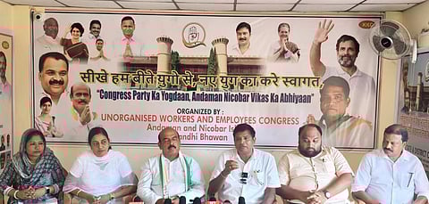 कांग्रेस पार्टी का योगदान, अंडमान विकास का अभियान का शुभारंभ