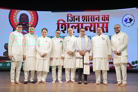 भव्य जिनालय के निर्माण हेतु ऐतिहासिक शिलान्यास समारोह की रूपरेखा को लेकर आयोजित कार्यक्रम का सफल आयोजन