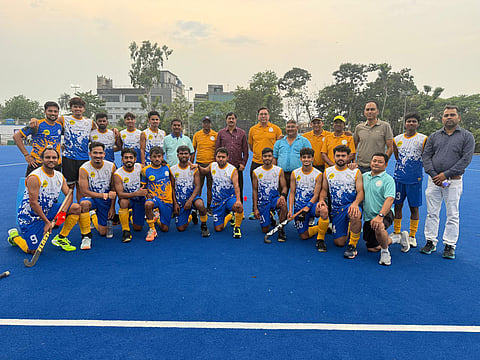 हॉकी बंगाल प्रीमियर लीग के मुकाबले में कलकत्ता कस्टम्स क्लब हॉकी टीम का शानदार प्रदर्शन